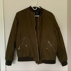 Zara Green Bomber M